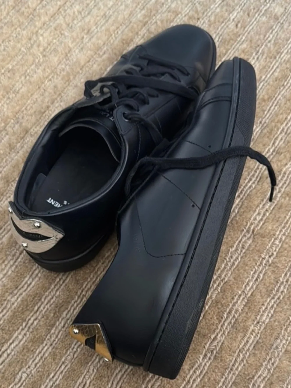 Like New Saint Laurent Black Sneakers EU38 - Picture 4 of 4